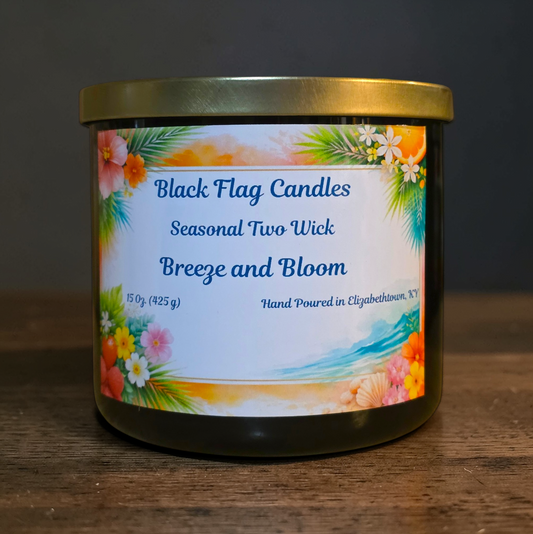 Breeze and Bloom | Seasonal Two Wick Candle